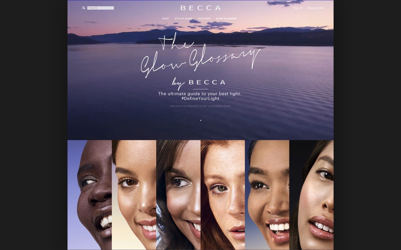 Glow Glossary · Becca · 2016